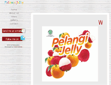 Tablet Screenshot of pelangijelly.com